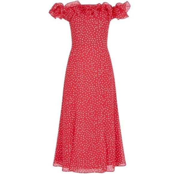 Keepsake The Label Moonshine Ruffle Midi Dress - Picture 7 of 8